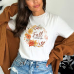 Fall Wreath Quote T-Shirt<br><div class="desc">Fall Blessing T-Shirt</div>