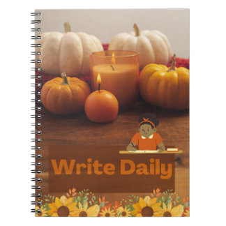 Fall Writing Notebook - Girl