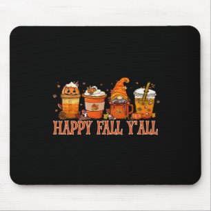 Fall Y'all Gnome Halloween  Mouse Pad