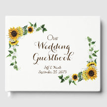 Fall Yellow Sunflower Rustic Barn Wedding