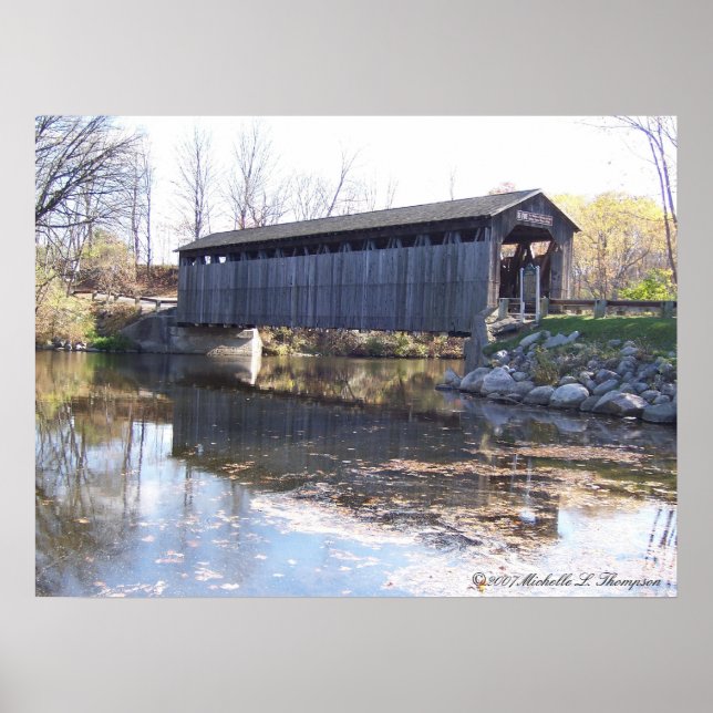 Fallasburg Covered Bridge Poster (Front)
