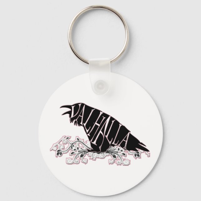 Fallegur Raven Valhalla Keychain (Front)
