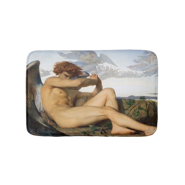 Fallen Angel Alexandre Cabanel Original Bath Mat (Front)