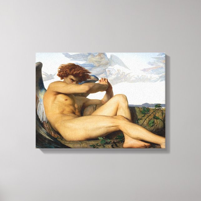 Fallen Angel Alexandre Cabanel Original Canvas Print (Front)