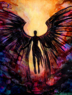 Fallen Angel Postcards Zazzle Ca
