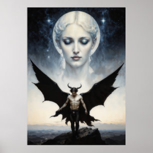 Fallen Angel Lucifer  Poster