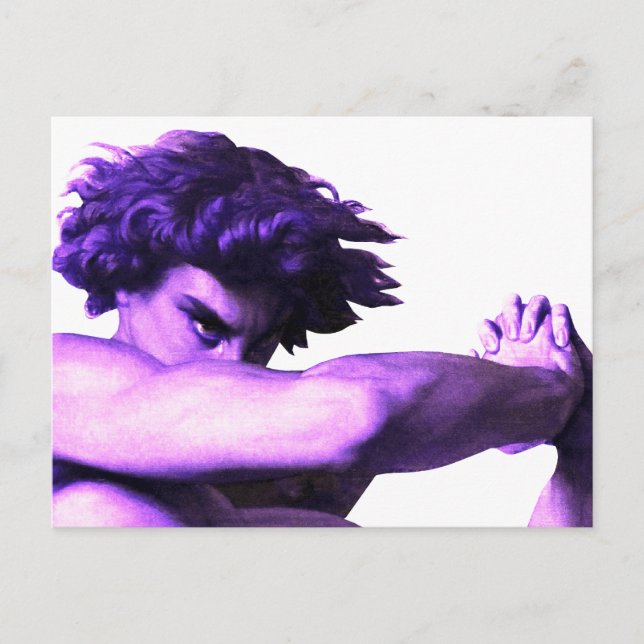 Fallen Angel painting by Alexandre Cabanel  Postcard (Front)