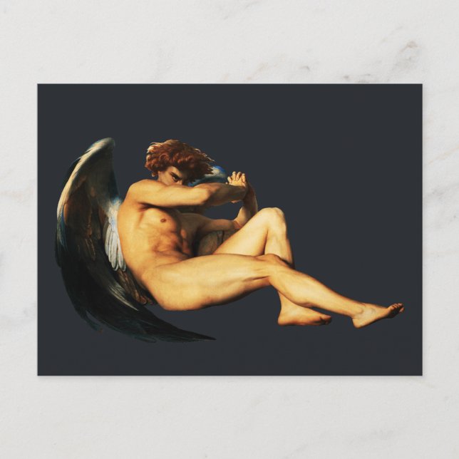 Fallen Angel painting by Alexandre Cabanel  Postcard (Front)