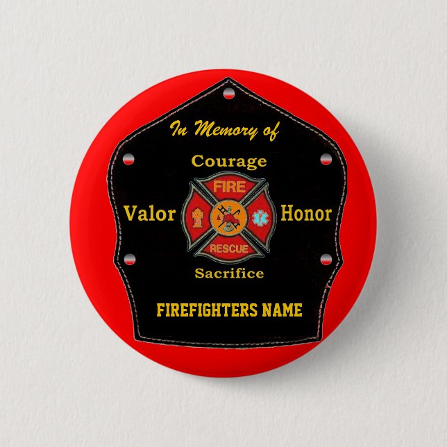 FALLEN BUT NOT FORGOTTEN 2 INCH ROUND BUTTON (Front)