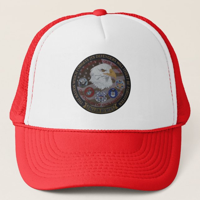 Fallen Heros Trucker Hat (Front)