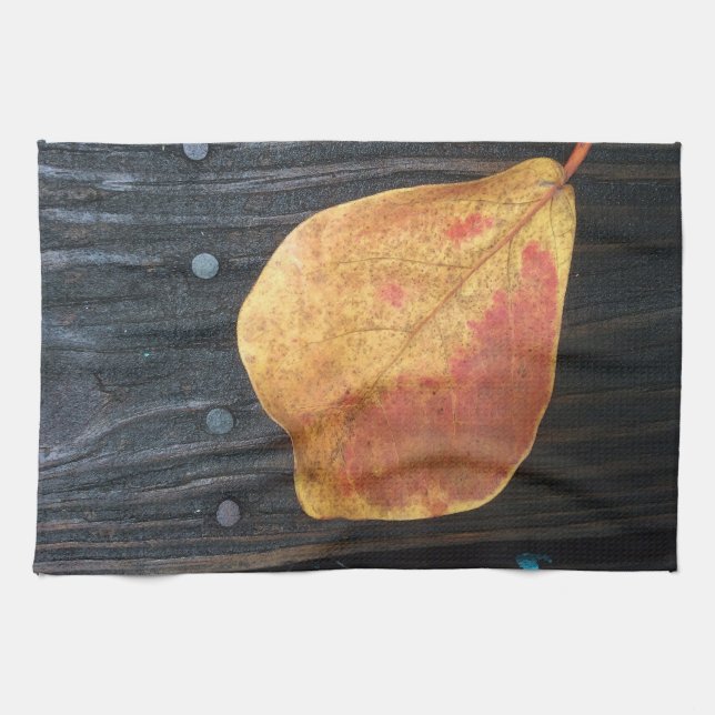 Fallen Leaf Kitchen Towel (Horizontal)