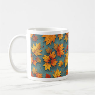 fallen leaf mug