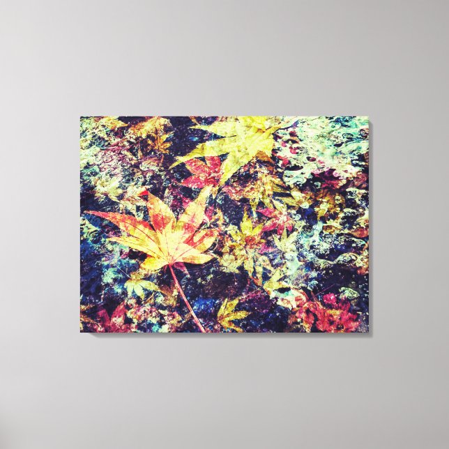 Fallen Leaves Canvas Print (Front)
