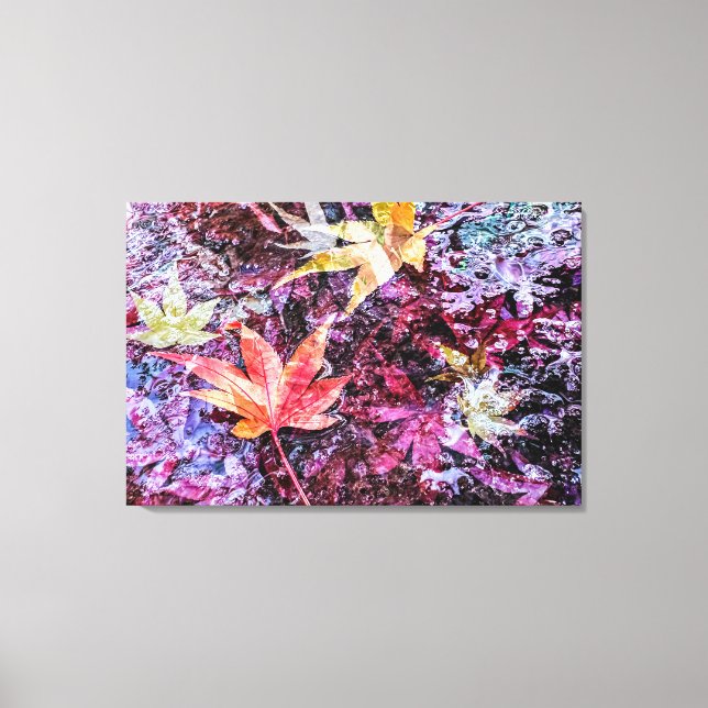 Fallen Leaves Canvas Print (Front)