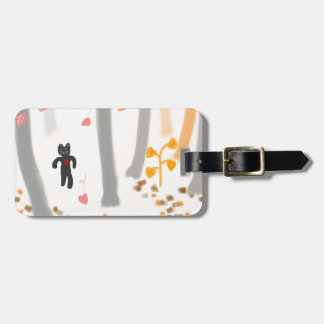 Fallen Leaves Dancing and Scattering from the “Hom Luggage Tag