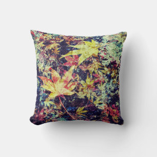 Fallen Leaves Throw Pillow