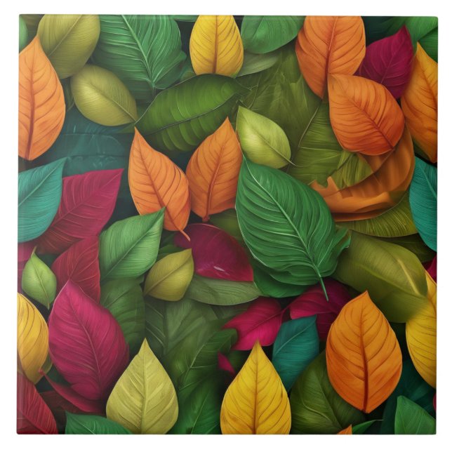 Fallen Leaves Tile (Front)