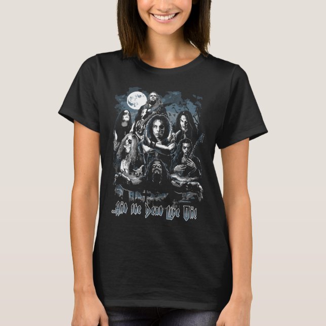 Fallen Metal Legends Tribute Womens T-Shirt Black (Front)