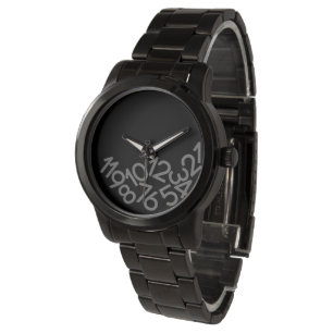 Fallen Numbers Funny Gravity Cool Black Watch