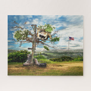 Fallen Soldiers Cross Jigsaw Puzzle