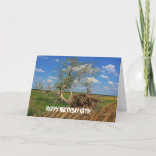 Fallen Tree Birthday Card