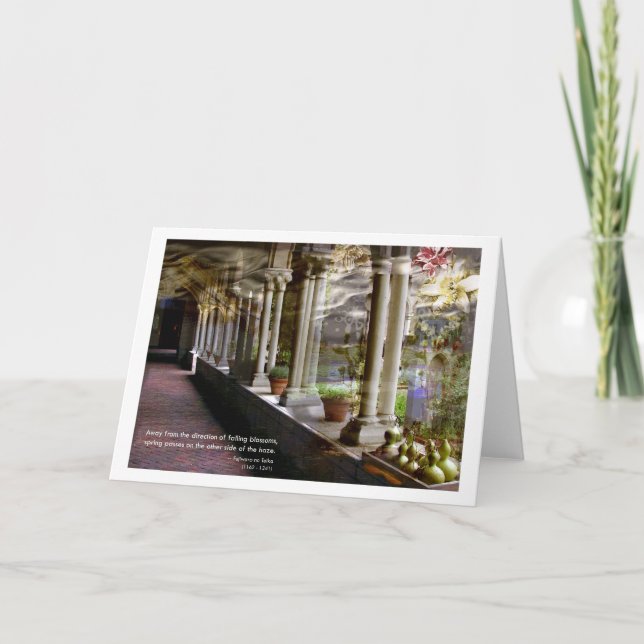 Falling Blossoms Card (Front)