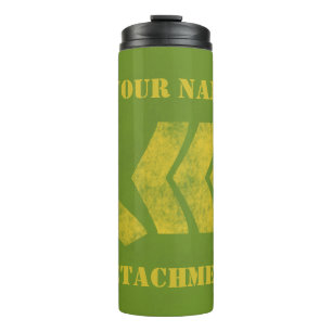 Falling Chevrons Thermal Tumbler