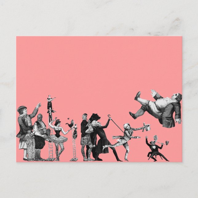 Falling Circus Postcard (Front)
