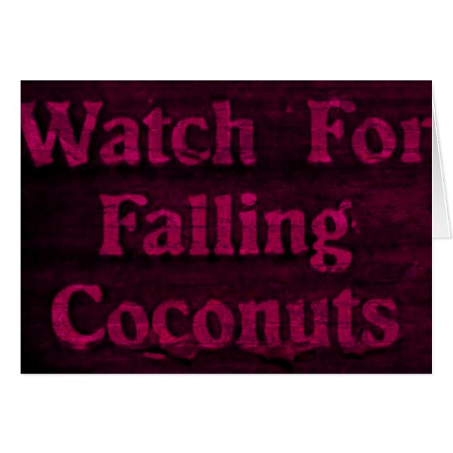 Falling Coconuts (Front Horizontal)