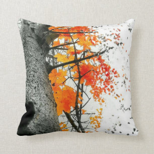 Falling Confetti Throw Pillow