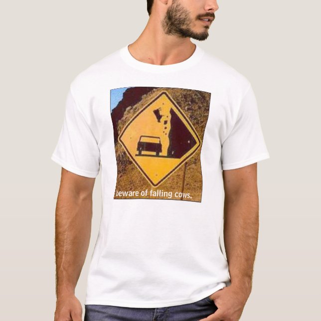 Falling Cow T-Shirt (Front)