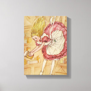 Falling Down the Rabbit Hole Canvas Print