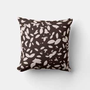 Falling Foliage Coffee Bean Throw Pillow