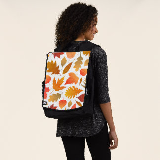 Falling for Autumn – Cozy Leaf Pattern Backpack