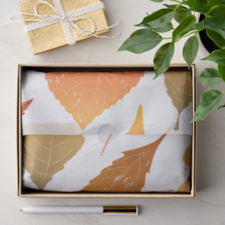 Falling for Autumn – Cozy Leaf Pattern Tissue Paper