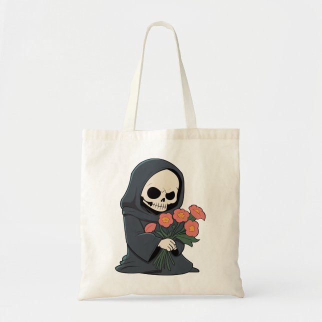 Falling for Death: Shinigami Love Tote Bag (Front)