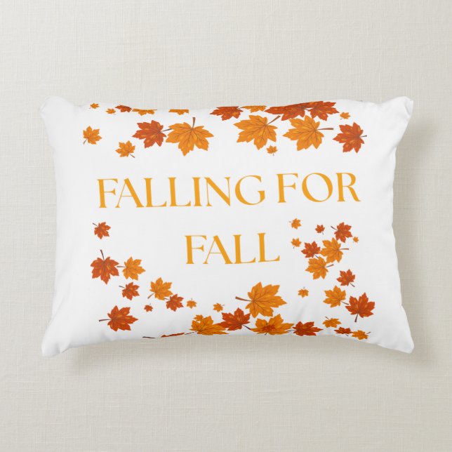 Falling for Fall Accent Pillow (Front)