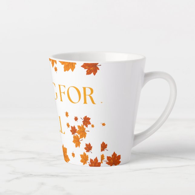 Falling for Fall Latte Mug (Right)