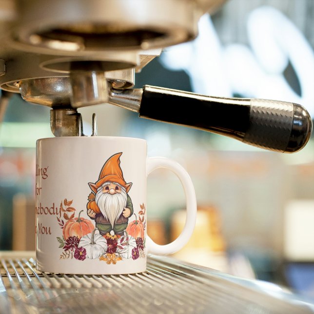 Falling for Gnomebody but you Cozy Autumn Gnome Mug (Creator Uploaded)
