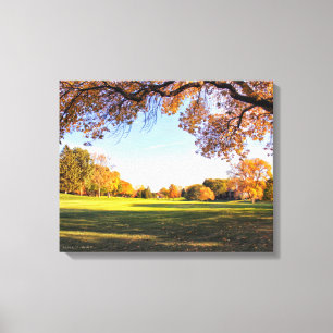 Falling for Iowa Canvas Print