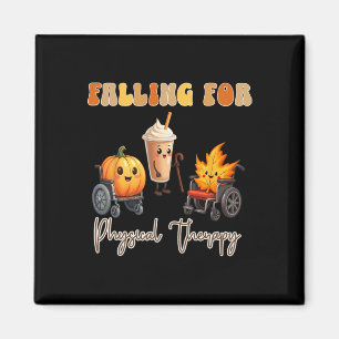 Falling For Physical Therapy Thanksgiving Pumpkin  Magnet