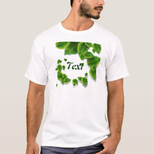 Falling Green Leaves T-Shirt