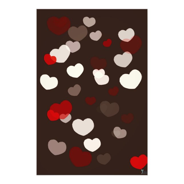 FALLING HEARTS PHOTO PRINT (Front)