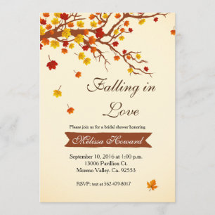 Falling in Love Bridal Shower Invitation