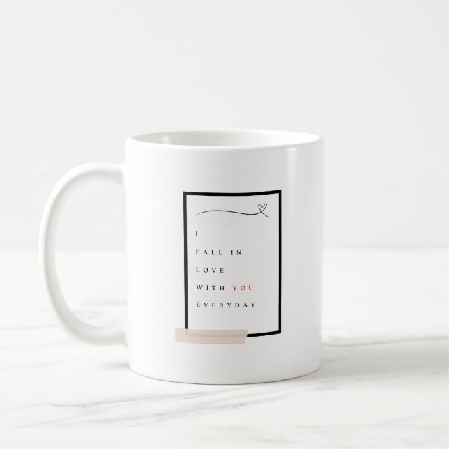 Falling in love  coffee mug (Left)