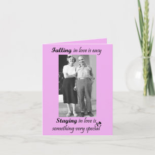 Falling In Love Is Easy Card