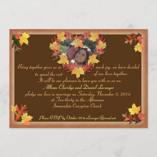 Falling In Love Wedding Invitation