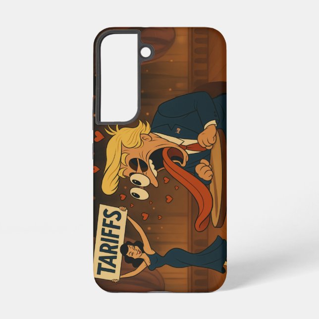 Falling in love with Tariffs Samsung Galaxy S22 Case (Back)