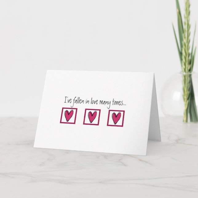 Falling In Love With You Holiday Card (Front)