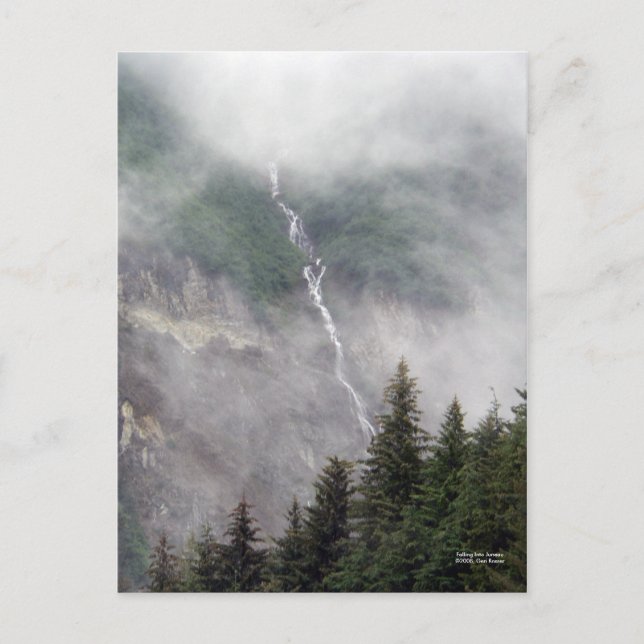 Falling into Juneau Postcard (Front)